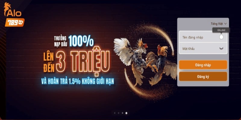 Thành viên mới cần truy cập vào trang chủ Alo789